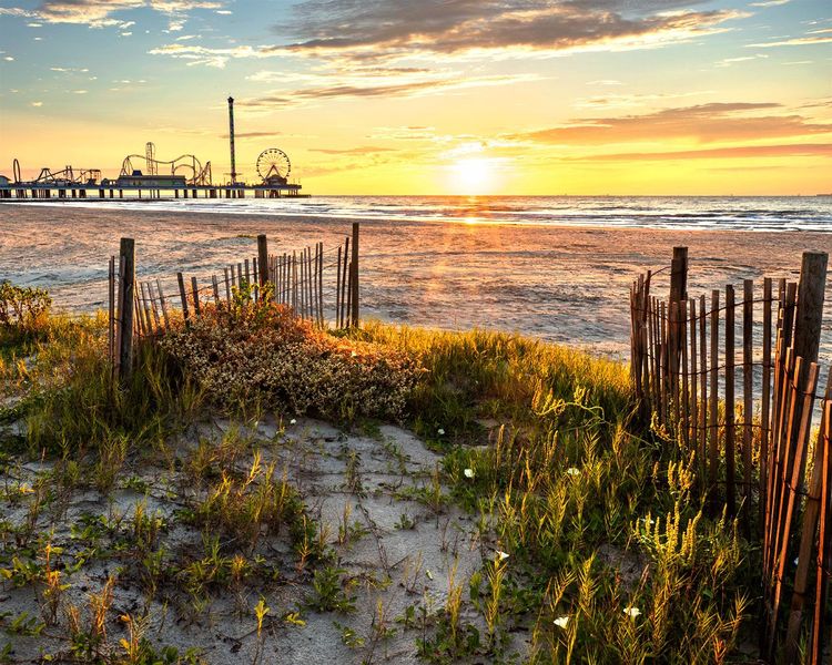 View of Galveston, Texas